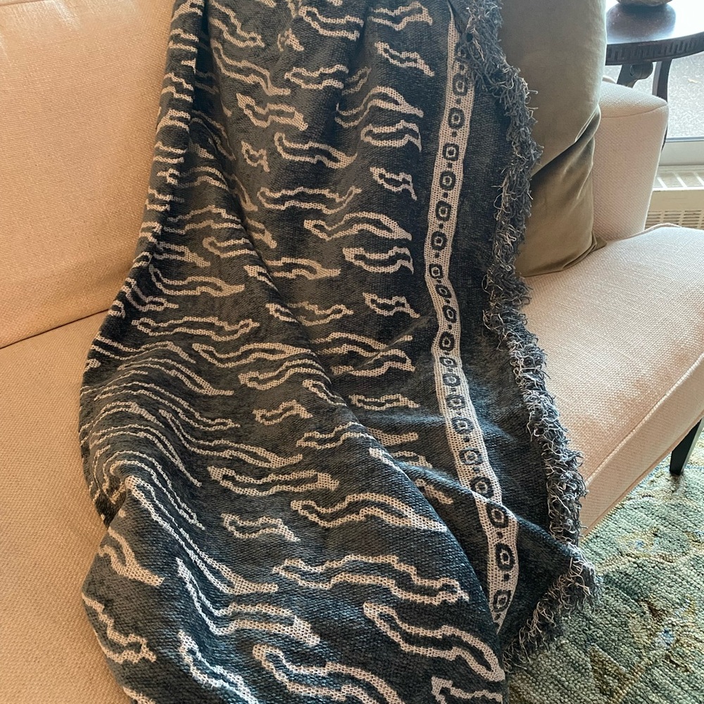 Anthropologie throw blanket